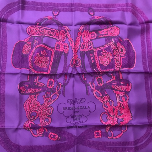 Hermès Silk Brides De Gala Scarf 90